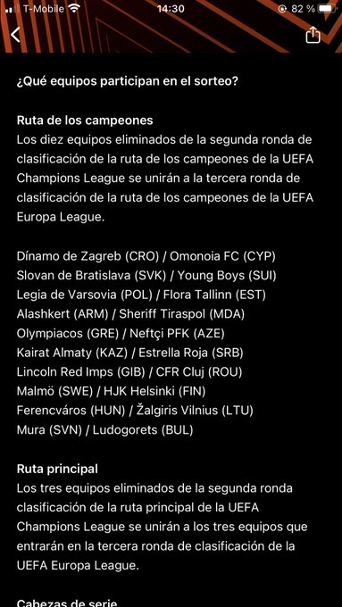 UEFA Europa League 2021/22 3rd qualifying round - Page 2 - UEFA