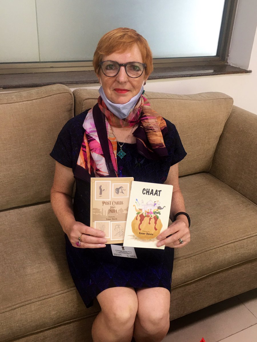 AkhileshIFS's tweet photo. Find me
A spec of dust,
With more.
A touching poem by Ms Emer Davis, #Irish Diplomat and much acclaimed poetess & story writer, from her poetry book #CHAAT
#Ireland #IrishPoetry #PoetDiplomat #EmerDavis https://t.co/C8yf1h7cpu