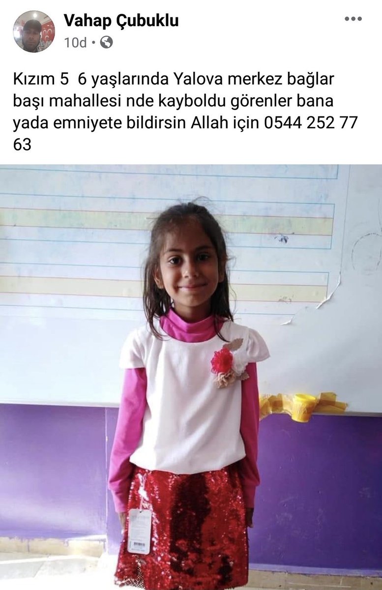 Çocuğumuzun bulunması için elden ele yayalım… Bol bol rt rica ediyorum