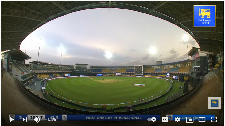 Prasanrod's tweet photo. The Game in Progress at #RPICS, Colombo #SLvIND https://t.co/58z1JmC8U8