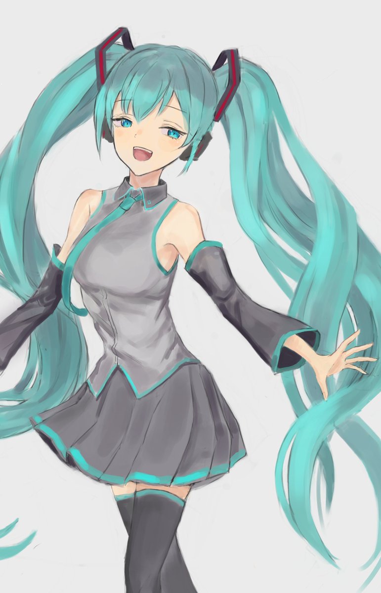 初音ミク「やっとできた…描いてて楽しかったよ#初音ミク 」|O-DEN @Skeb募集中のイラスト