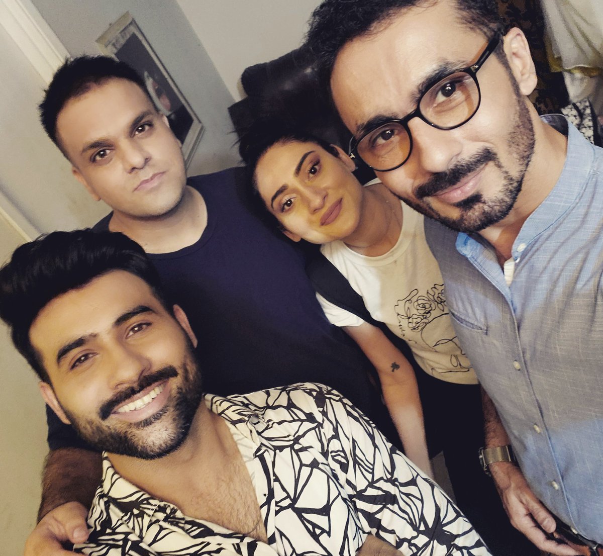 #packup #selﬁe 
All The Best for the New Big Hit as an Actor and Director #FaizanShaikh . And Aadi for the Challenging Character.🙂❤
Its always pleasure to work with you guys @aadiadealamjad and @mfaizansk . ❤🙂🙏 @sanaaskari_official u r an amazing actor and person.🙂