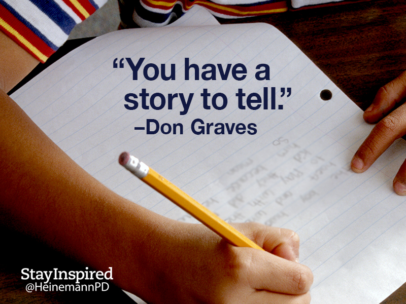 HeinemannPD's tweet photo. Every child has a story to tell—and that includes their experiences from the past year.
Spend a few hours with @pennykittle &amp; @KristinZiemke and start planning an identity study with their examples and guidance. 

🗓 Th, July 22: 11:30-2:30 ET.
https://t.co/AlUf54Mvhx https://t.co/pvc62UOLMR