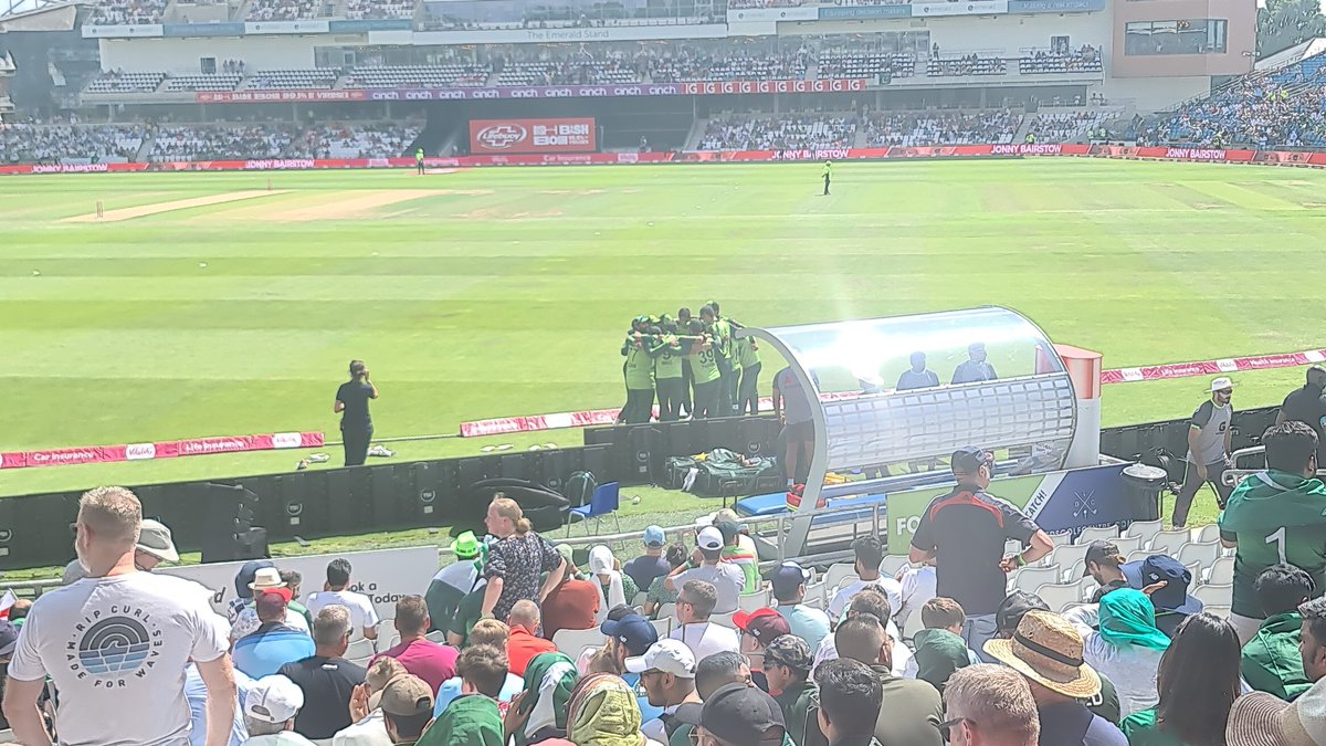 Good day to watch the #cricket at #EngPak