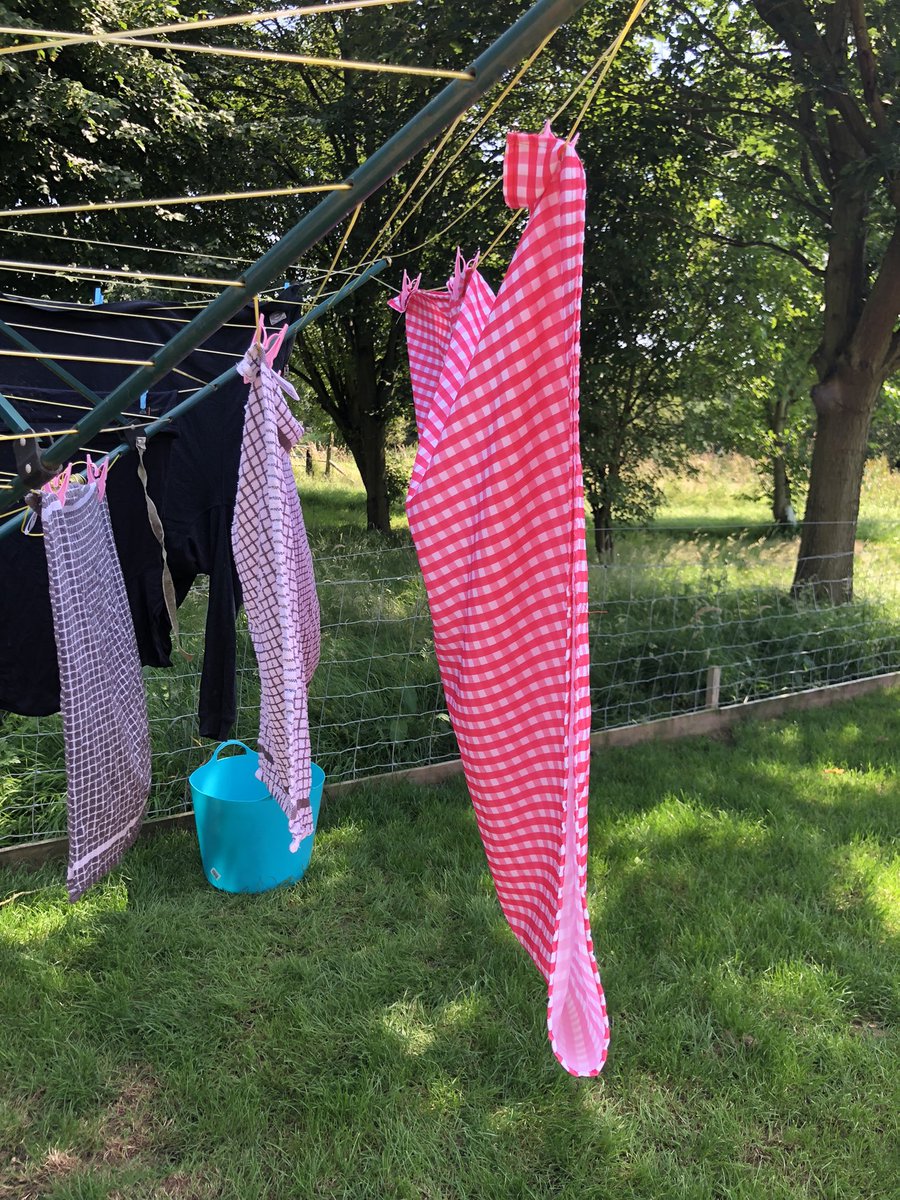 KBurrows240617's tweet image. Last weekend of washing the tablecloth and tea towels for my class 🥲