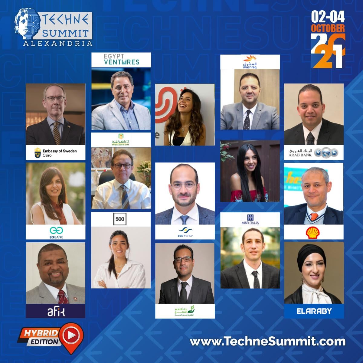 Techne_Summit's tweet photo. An unparalleled line-up of speakers will share their expertise with you!
Join us in Techne Summit Alexandria in October!
Attend fireside chats, panels and workshops, on ground in Bibliotheca Alexandria or join us online.
Book your pass now:https://t.co/7STfJdezD0
#TechneSummit https://t.co/jzW4IOwNYS