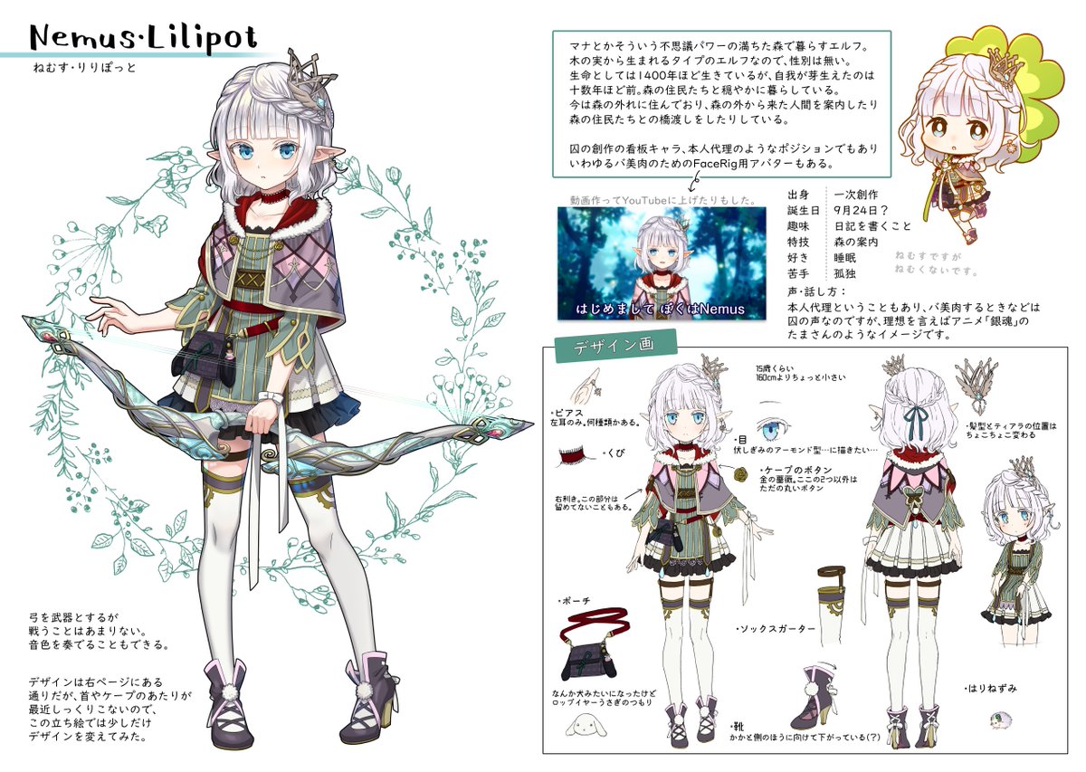 #一次創作絵師拡散フェス01
版権も良く描きますが、オリキャラを描くのも好きです。
画像は2年ほど前に出したオリキャラ設定資料集より(リプに続く) 
