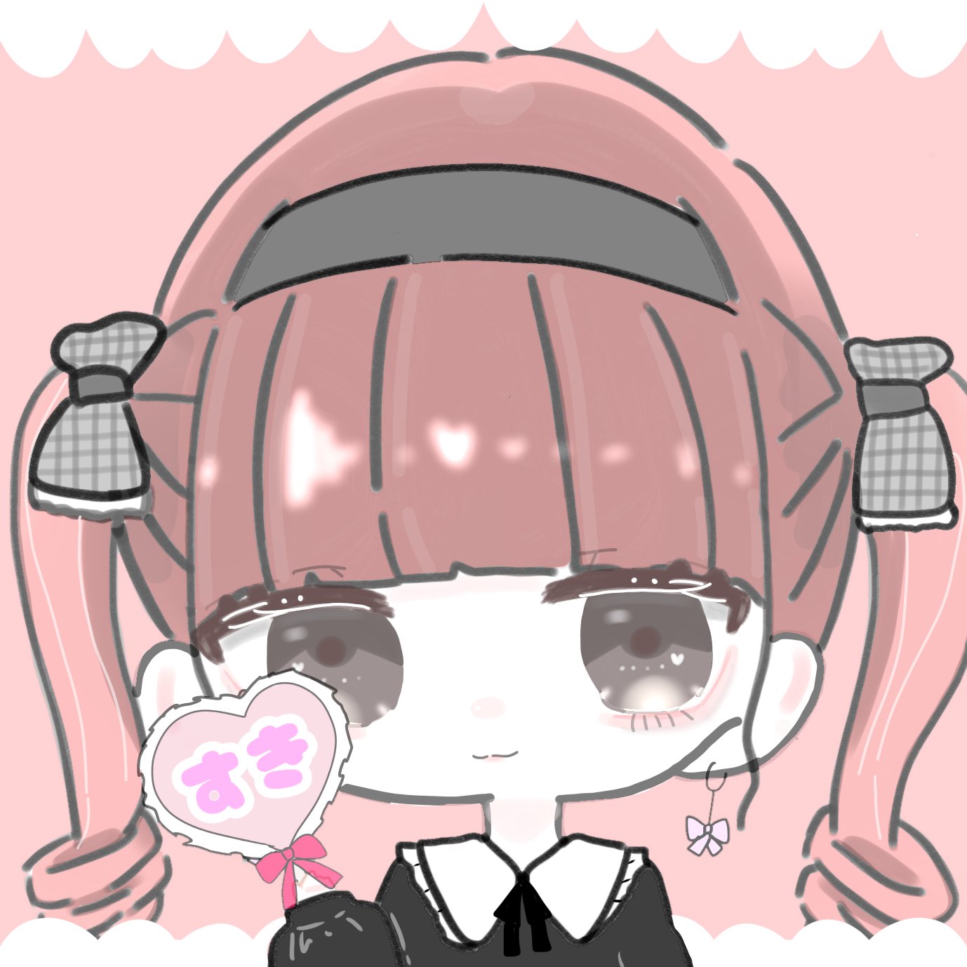 ㅇうさ フリーアイコン作ってみました ピンク系統を推してる人とか上のカチューシャに推しの名前入れてみてください 使う時はコメに一言 イラスト好きな人と繋がりたい イラスト好きさんと繋がりたい イラスト好きと繋がりたい いいねで気