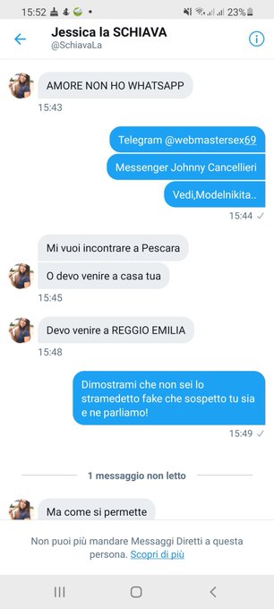 FAKE! MI PERSEGUITI ED IO TI SGAMOOO https://t.co/eQmXNUtT89<a href="/tag/labamboladaicapellidioro"class="tags"><span>#labamboladaicapellidioro</span></a><a href="/tag/modelnikita"class="tags"><span>#modelnikita</span></a><a href="/tag/model"class="tags"><span>#model</span></a>