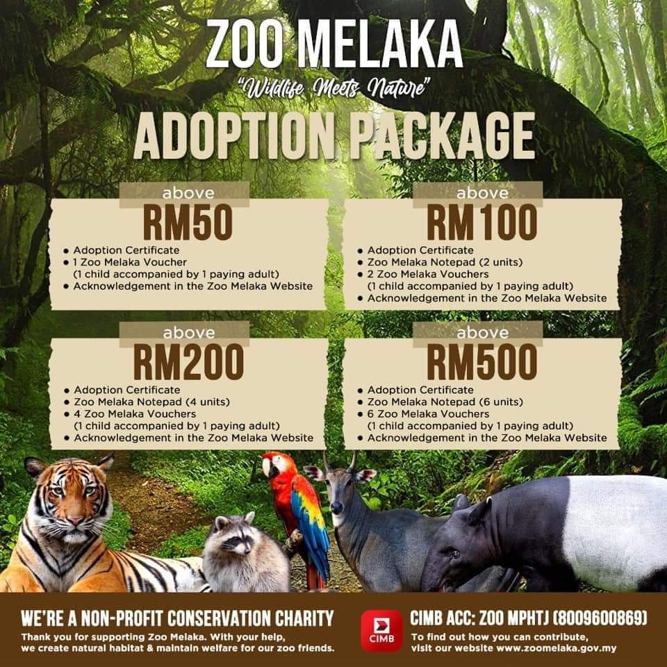 Zoo 2021 tiket melaka Harga Tiket