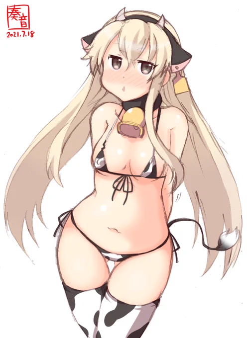 「ふーん、やっと島風の出番なんだ?おっそーい。
 …そ、それで。どうするの?提督。
 夜戦は、得意なんだけど…」モジモジ

#艦これ版深夜の真剣お絵描き60分一本勝負
#艦これ版真剣お絵描き60分一本勝負_20210718
#島風 