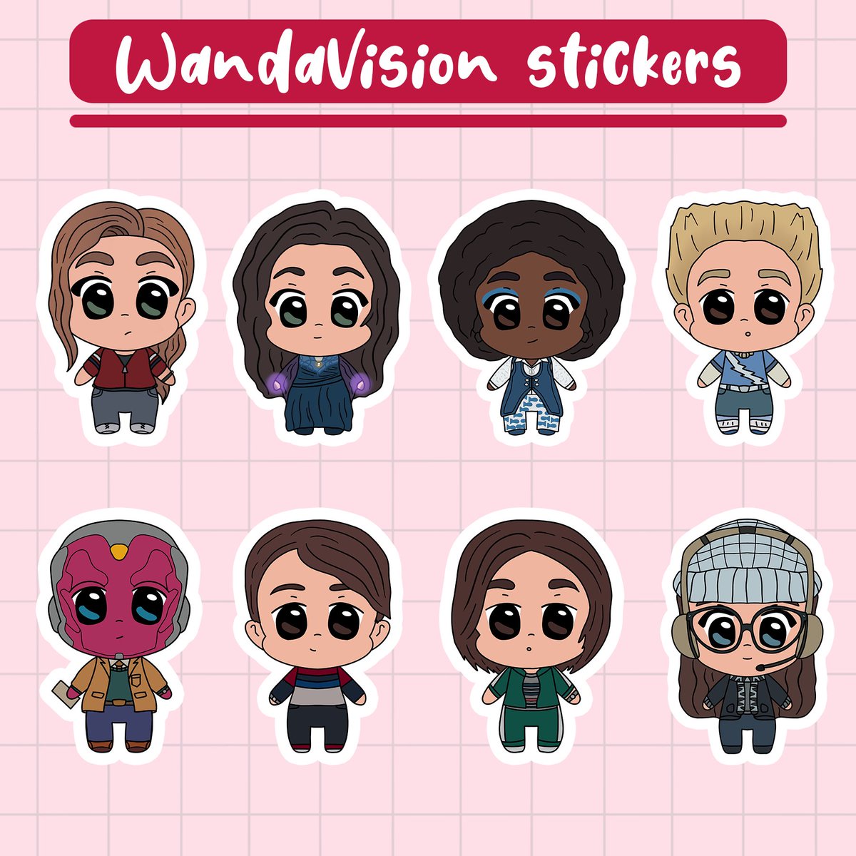 aribellzzart's tweet photo. Just some Marvel stickers available in my shop! 

https://t.co/KTTcaxE2aP https://t.co/oxYEHssxej