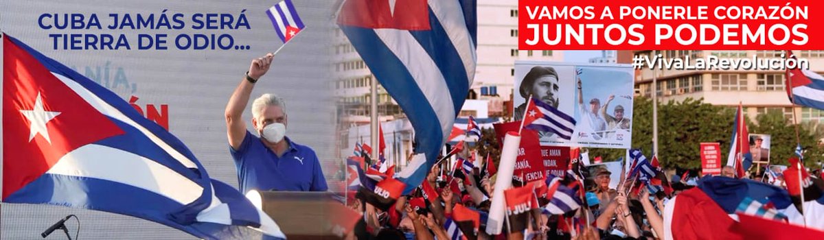 "Los hombres van en dos bandos: los que aman y fundan, y los que odian y deshacen". #Cuba seguirá fundando, lo está haciendo con las primeras 2 vacunas latinoamericanas. Cuando un pueblo ha llegado tan lejos en la realización de sus sueños no lo detienen la violencia ni el odio.