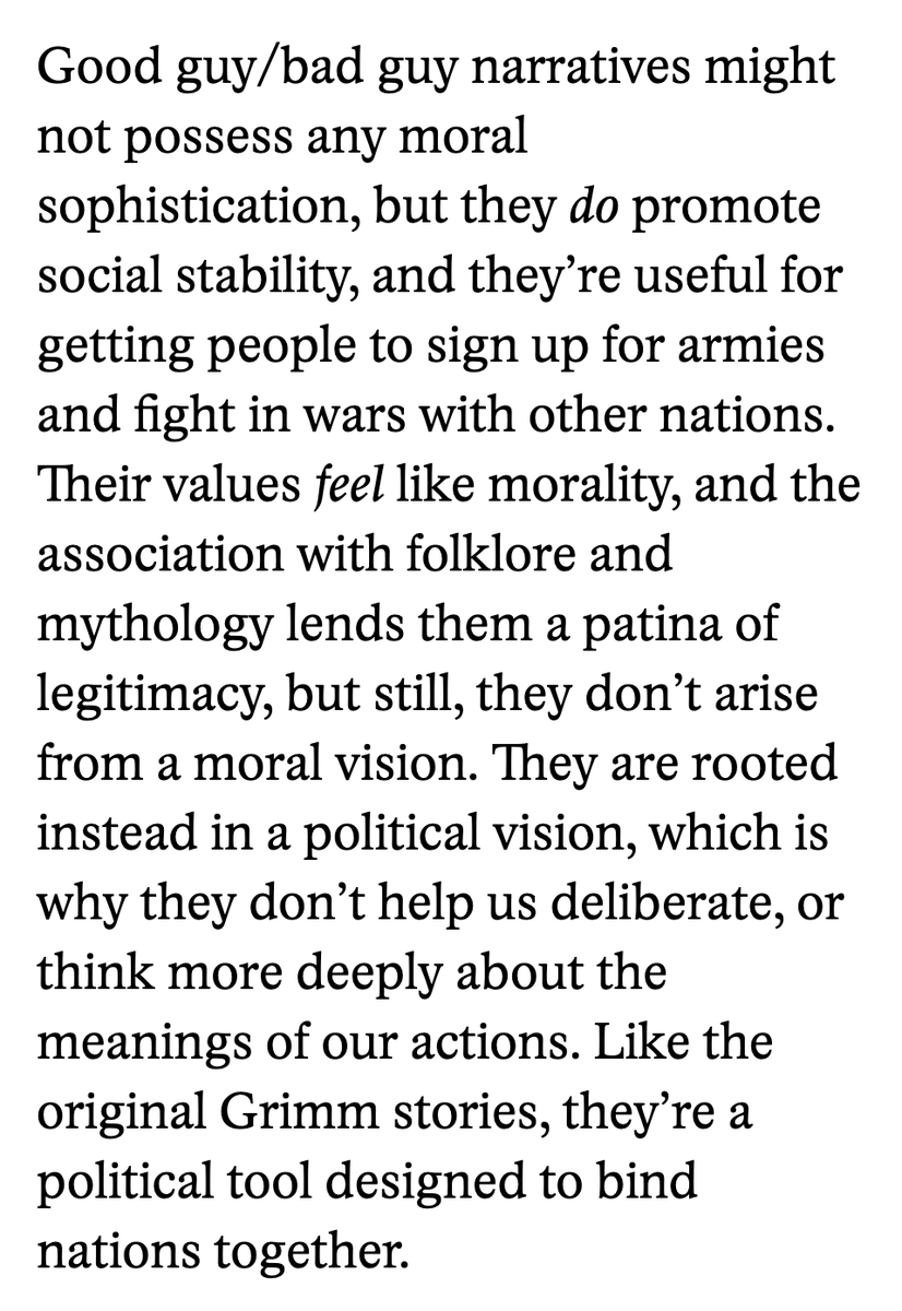 Why is pop culture obsessed with battles between good and evil? aeon.co/essays/why-is-…