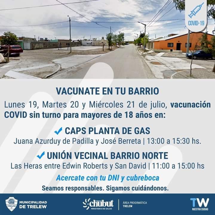 TWAMADERNA's tweet photo. A punto de iniciar una nueva semana, convencidos de que la mejor lucha contra el #Covid_19 la damos vacunados.
Les recuerdo que seguimos con la campaña de vacunación en los barrios y aquí les comparto los lugares de esta semana. https://t.co/QeK2CaiWjw