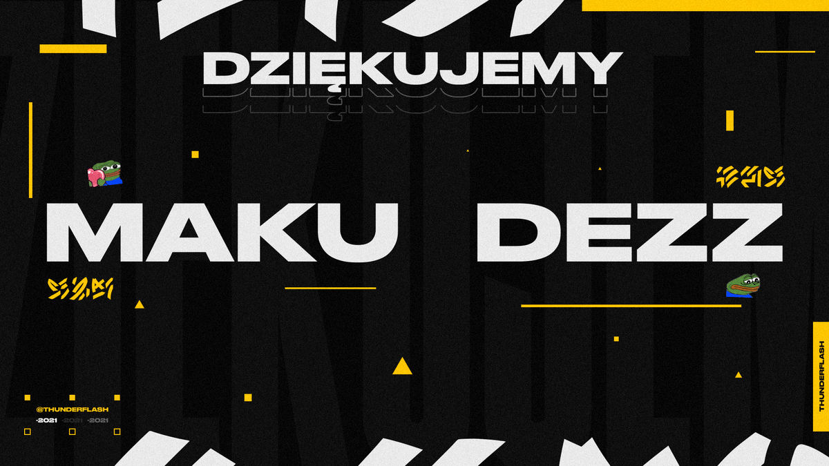 thunderflashgg's tweet photo. [🇵🇱] Dzięki za wszystko Maku i @dezzxdxd!👏⚡️

[🇬🇧] Thanks for everything Maku and @dezzxdxd!👏⚡️ https://t.co/e5oYUqArvU