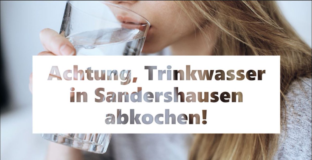 Update zur Lage:
In Sandershausen werden derzeit Hinweisflyer zur Wasserverunreinigung verteilt. Das Wasser muss weiterhin abgekocht werden, zusätzlich wird in den nächsten Tagen eine Chlorung vorgenommen. Was Sie alles wissen müssen erfahren Sie hier: niestetal.de/gv_niestetal/l…