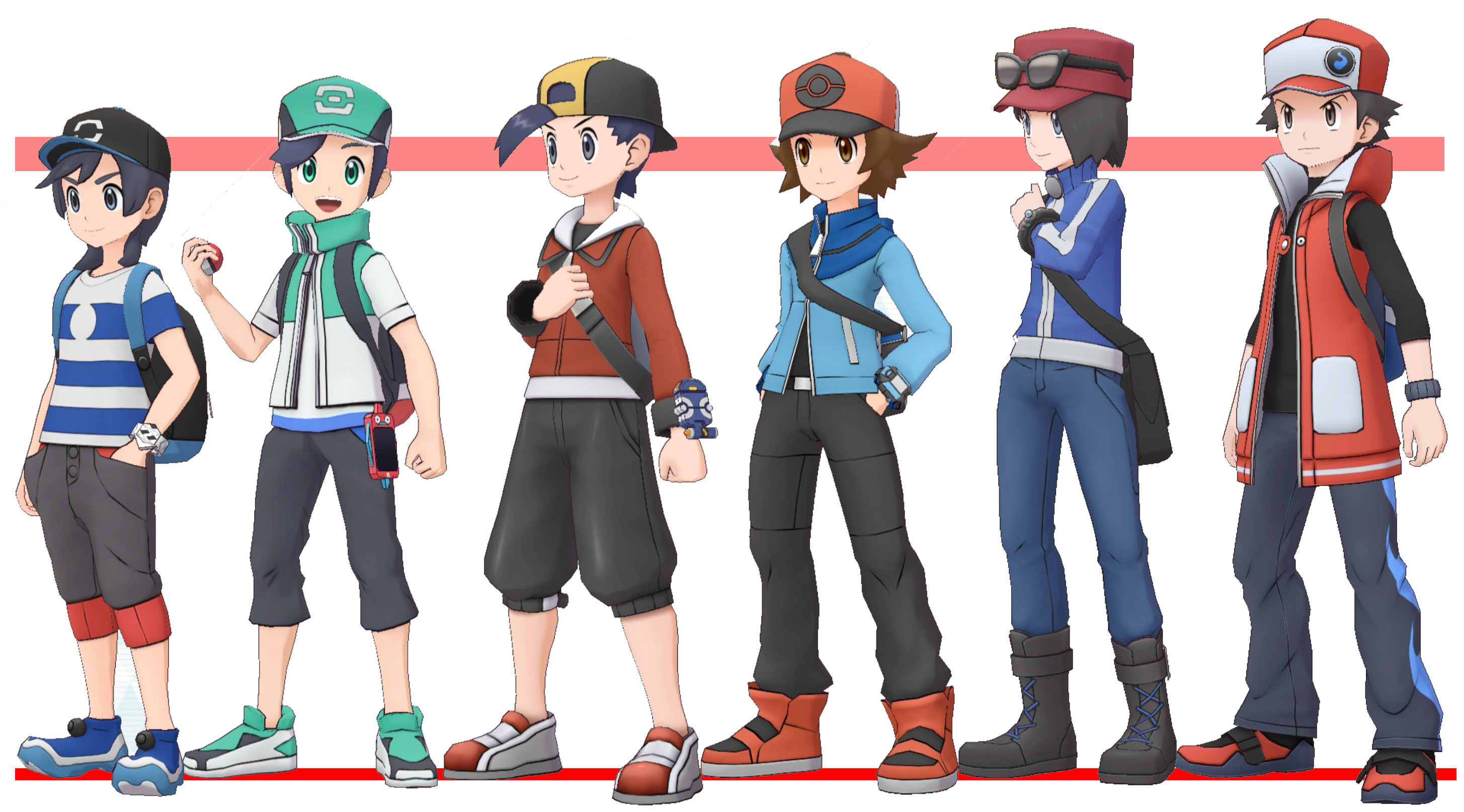 ほう ポケマス主人公 の身長比較したらヨウくんちっちゃ ってなった ユウキくんとキョウヘイくんは未所持 T Co Lr6z5aoi9t Twitter