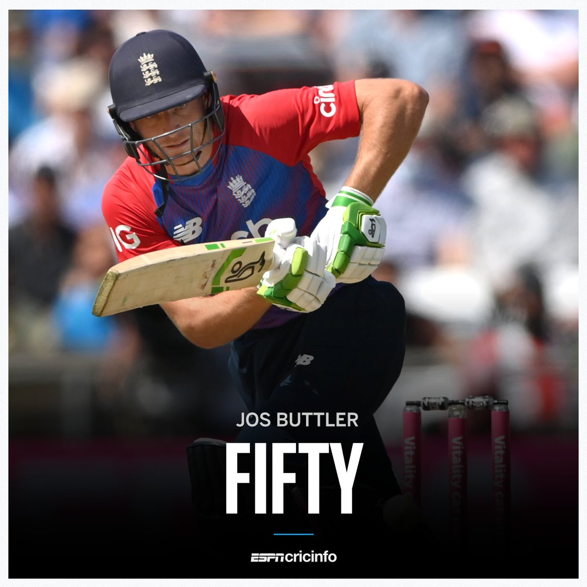 cricinfo's tweet photo. 👉 Returns to the XI
👉 Leads the side
👉 Scores a fifty

Perfect day for Jos Buttler so far 😁

Follow #ENGvPAK live 📝 https://t.co/zwa8BOL7nK https://t.co/DzaGFiykWF