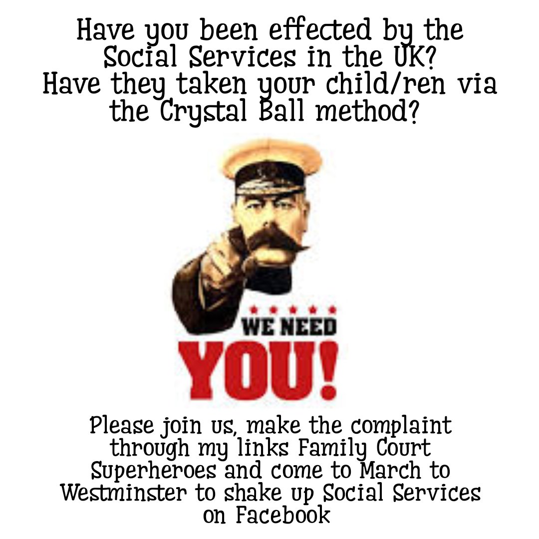 Come join us! We need you all now to stand up with us to make that change. Links are in my bio (top 2)
#exposingsocialservicesuk
#endchildtrafficking
#endforcedadoption