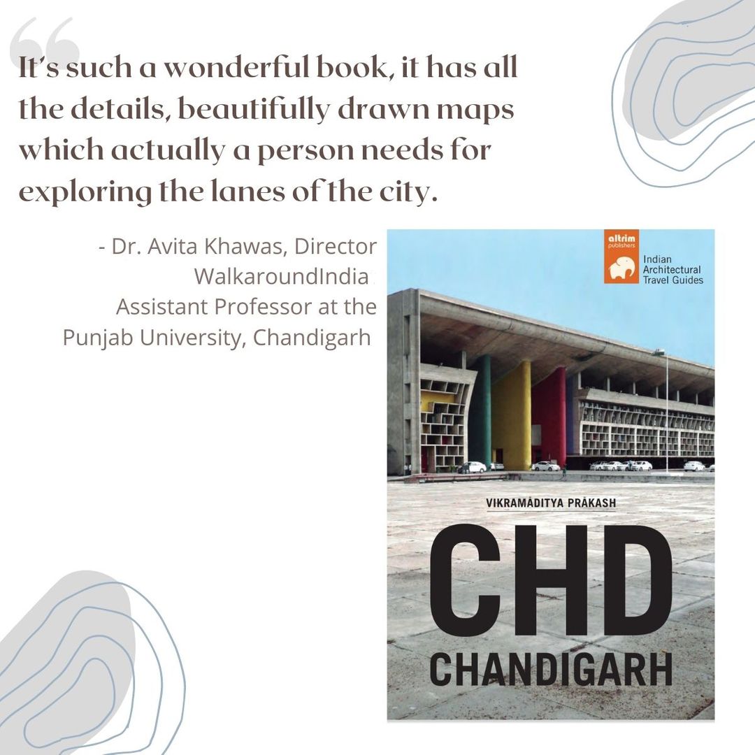 I highly, highly recommend Altrim Publishers CHD-Chandigarh if you are coming and traveling to Chandigarh.

Dr. Avita Khawas, Director WalkaroundIndia

bit.ly/altrimCHD

#architecture #modennarchitecture #archilovers #travelguide #guidebook #guide #chandigarh #lecorbusier