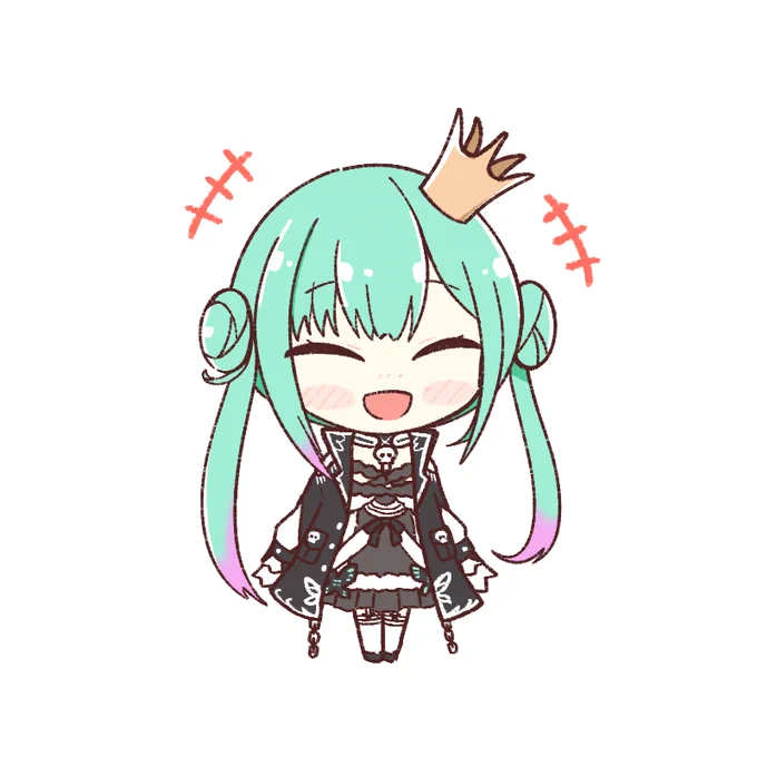 マントの下部分のデザインがわかったので修正
#絵クロマンサー https://t.co/b7m2Gqm5gR 