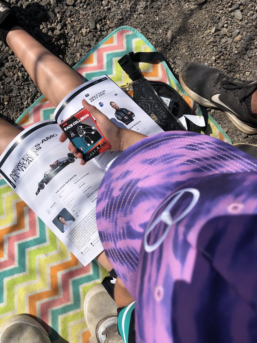 It’s just a racing incident, our trackside tarot reader says…. <a href="/F1/">Formula 1</a> <a href="/MercedesAMGF1/">Mercedes-AMG PETRONAS F1 Team</a> #F1 #britishgp #BritishGrandPrix