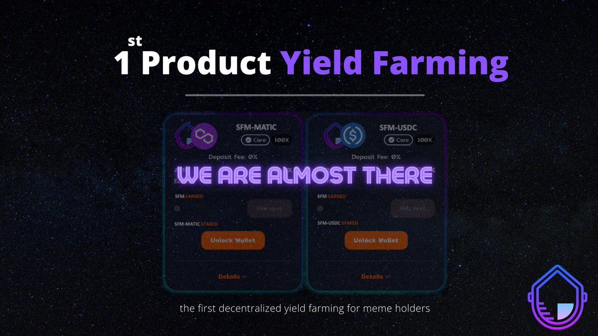 Safefarmpolygon's tweet photo. Get ready to earn $MEMEFARM tokens !
The "First Product" is launching soon 🚀🚀🚀

#Safefarm #MEMES #PolygonMatic #Matic https://t.co/B2nLEvoTNW