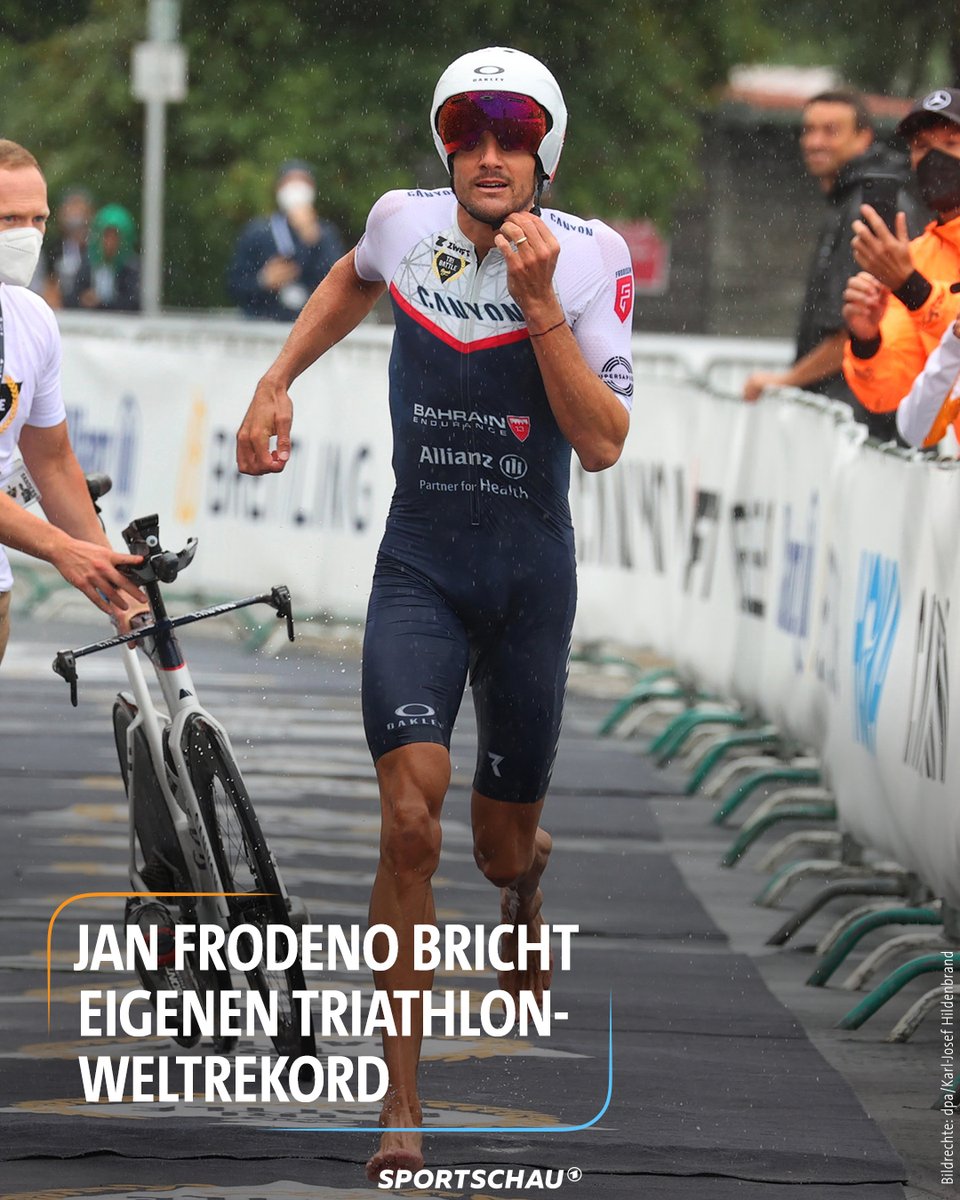 sportschau's tweet image. 3,8 km Schwimmen, 180 km Radfahren und 42,2 km Laufen. Oder wie Jan Frodeno sagt: Nicht mal ein Achtstundentag. 7:27:53 Stunden - neuer Weltrekord.

#Frodeno #JanFrodeno #Weltrekord