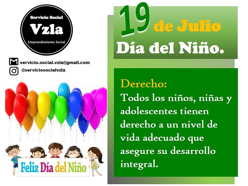 Celebramos el Día del Niño promoviendo sus Derechos, entre otros, tener un nivel de vida adecuado que asegure su desarrollo integral