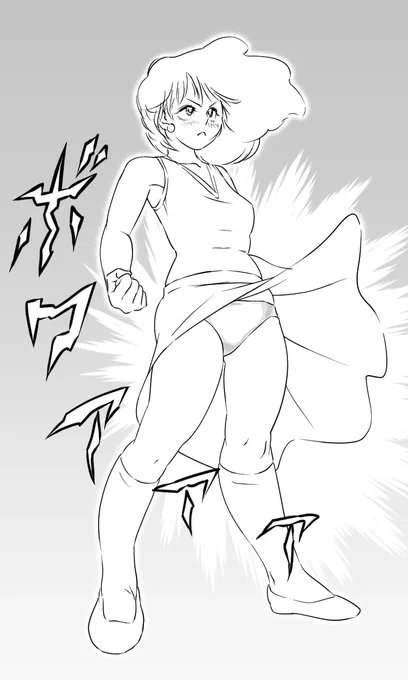 例の力を手に入れたマリしゃん。 