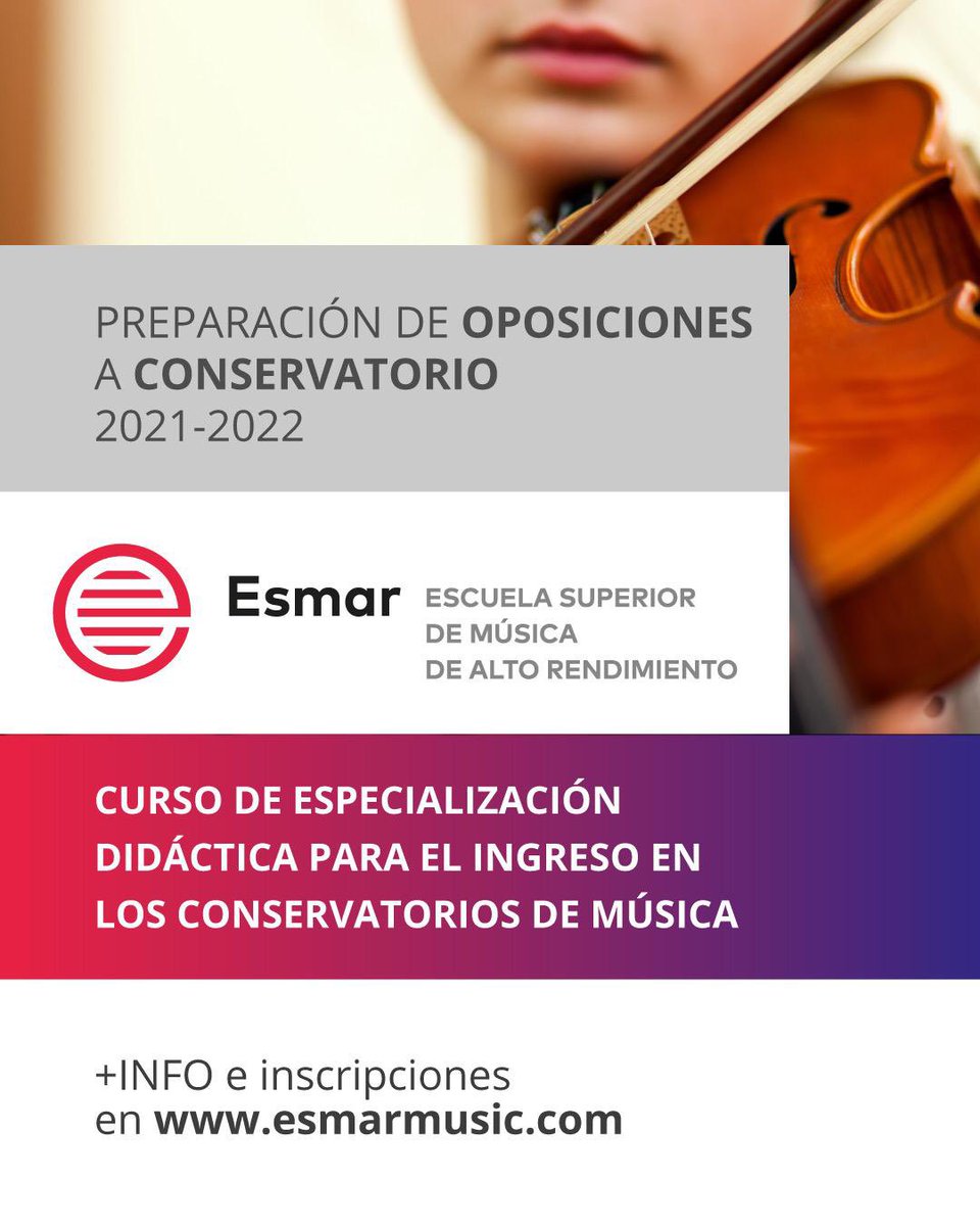 ESMAR · Escuela Superior de Música tweet media