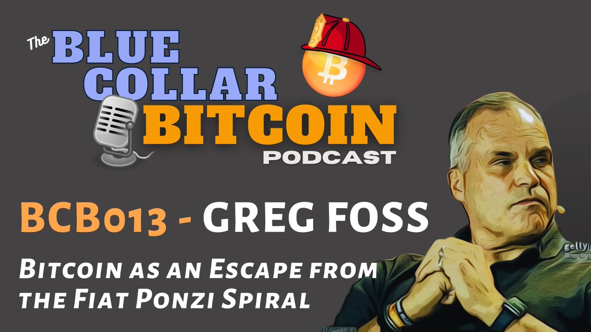 Blue_CollarBTC's tweet image. &quot;I got involved in #Bitcoin in 2016 when it was under $1K.

I will tell you, categorically, it&apos;s a better investment today than when I 1st got involved.

#BTC is more asymmetric now than it was @ $1K.&quot;

—@FossGregfoss in BCB013👇

bluecollarbitcoinpodcast.podbean.com/e/bcb013/ 
@PrestonPysh @JeffBooth