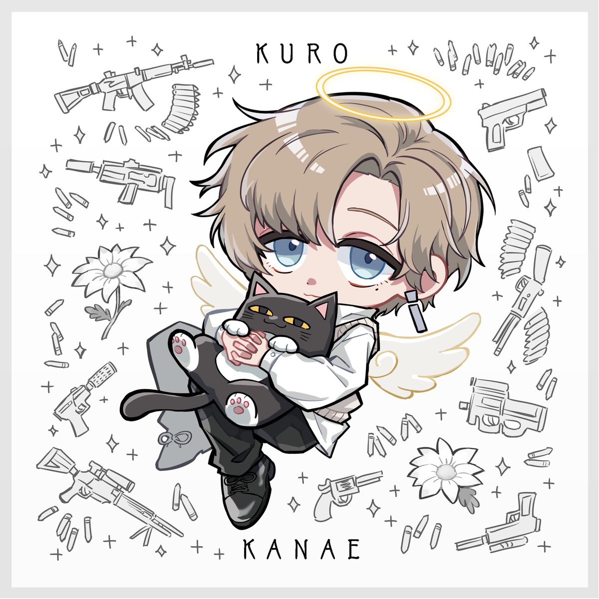 KURO | 12 / 12 |#かな絵 