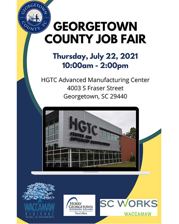 scworkswioa's tweet photo. The Georgetown County Job Fair that will take place on Thursday, July 22, 2021. This event will have 15+ employers offering immediate on the spot interviews and job openings.
#scworkswaccamaw #scworkswioa #scworkswrcog #scworks #georgetowncountysc #georgetownsc https://t.co/5qHrTidY83