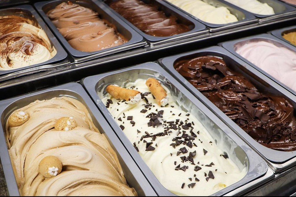 cossettas's tweet photo. Happy National Ice Cream Day! 🎉 

Come celebrate this delicious holiday by visiting us in Cossetta’s Pasticceria for some of our famous Gelato! 🍨

Wishing you all a wonderfully sweet Sunday, Dolce Vita! 
#NationalIceCreamDay https://t.co/fyAuDk45oM