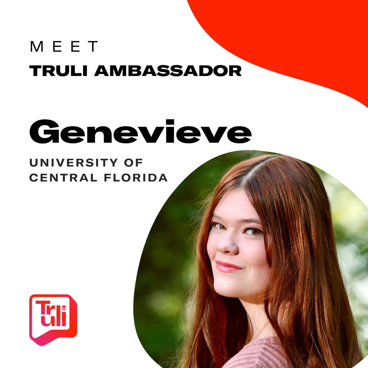 YourTruli's tweet photo. Meet Genevieve. "Hi, I’m Genevieve! I’m a coming Freshman at UCF. I’m planning on double majoring in Environmental and Political Science. I joined Truli mid June of this year, and it’s been an amazing experience. 

JOIN OUR TEAM: (link in bio) or simply DM us. https://t.co/0Tqhx6D4If