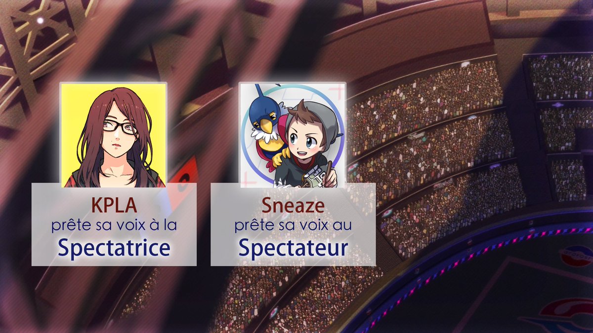 PokemonAilesFR's tweet photo. 🎙️ Si les stars sont le plus souvent sous les feux des projecteurs, certaines se cachent dans les gradins !

🌟 Eh oui, @artistemika et @LeSneaze sont nos superstars incognito ! https://t.co/XiNZ5XLxLC