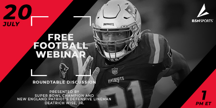 🚨Defensive Coaches🚨 We have a great webinar lined up for you on July 20th @ 1PM EST w/ New England Patriots DL Deatrich Wise, Jr.! This is a roundtable discussion on ALL things of being a great defensive lineman! You DO NOT want to miss out! 🎟️: bsnsports.com/ib/wisefbwebin…