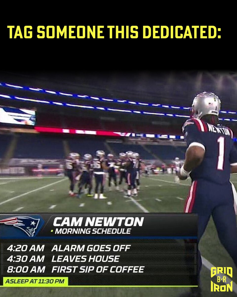 brgridiron's tweet photo. Respect the grind 😤 @CameronNewton https://t.co/pdu6TiiC2p