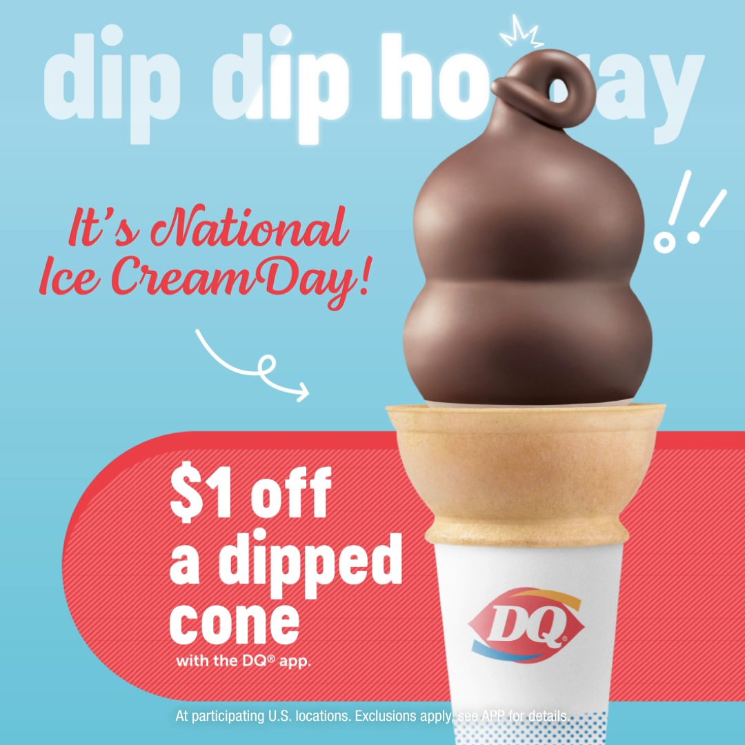 Dairy Queen National Ice Cream Day 2024 Renie Delcine