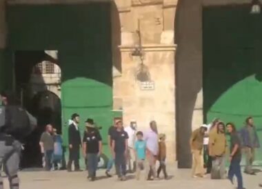 178kakapo's tweet photo. #JERUSALEM
😡╱
On Sunday, #IOF & scores of #Israeli_settler_fanatics broke into the courtyards of the Al-Aqsa Mosque compound on Sunday early morning, attacking worshipers at the holy site and detaining many of them
https://t.co/CnAqOCkQRB
Jul/18/2021
#StopTerror🇮🇱
#StandUp4🇵🇸 https://t.co/QrJKICdoR2