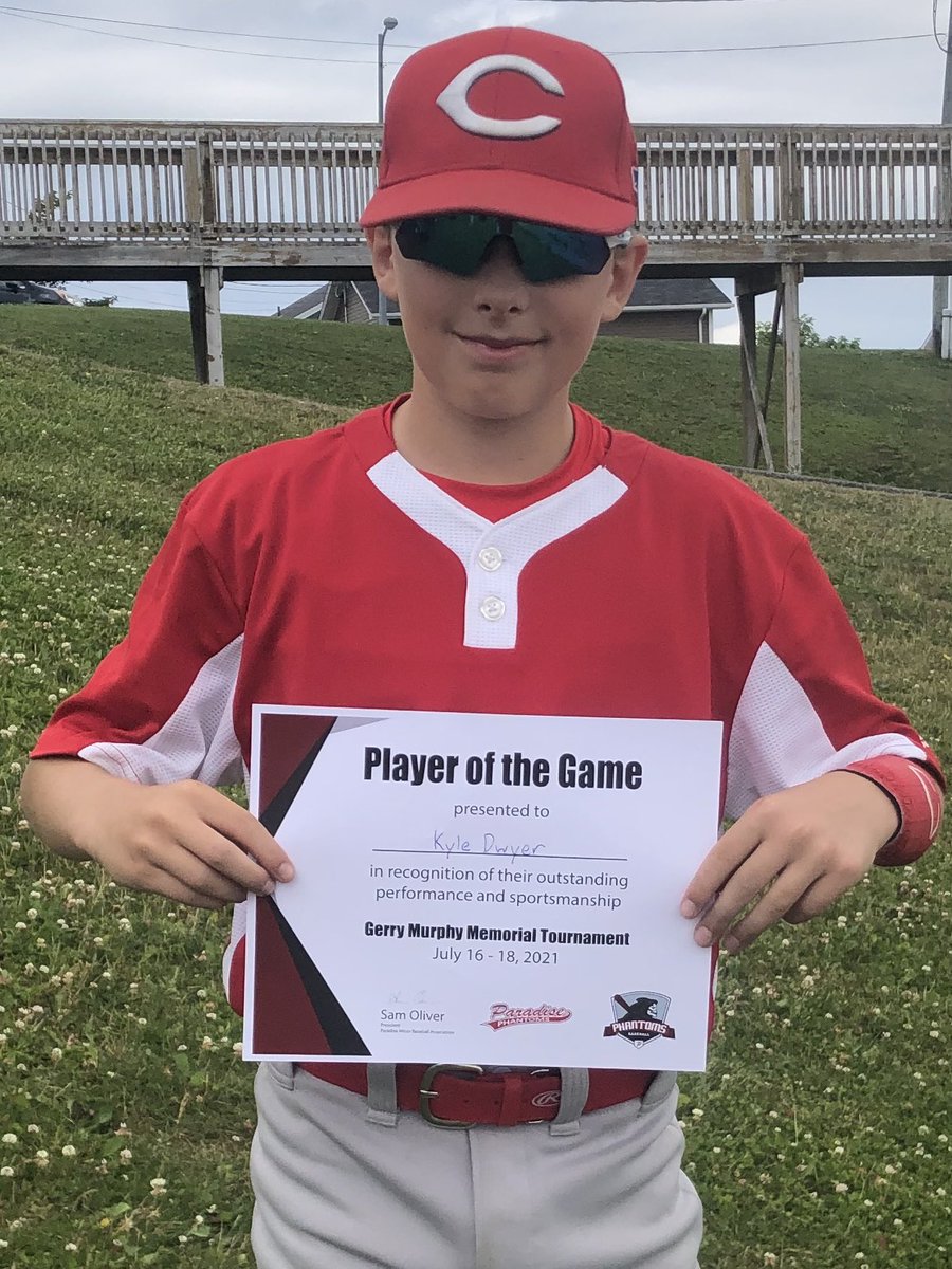 CapsU13AAA's tweet photo. Better late than never but here is a photo of our Saturday’s POG Kyle Dwyer. He lead the Caps with 2 hits against @CbbaCB #MissingPhoto
Go Caps!! https://t.co/MydwBbMduf