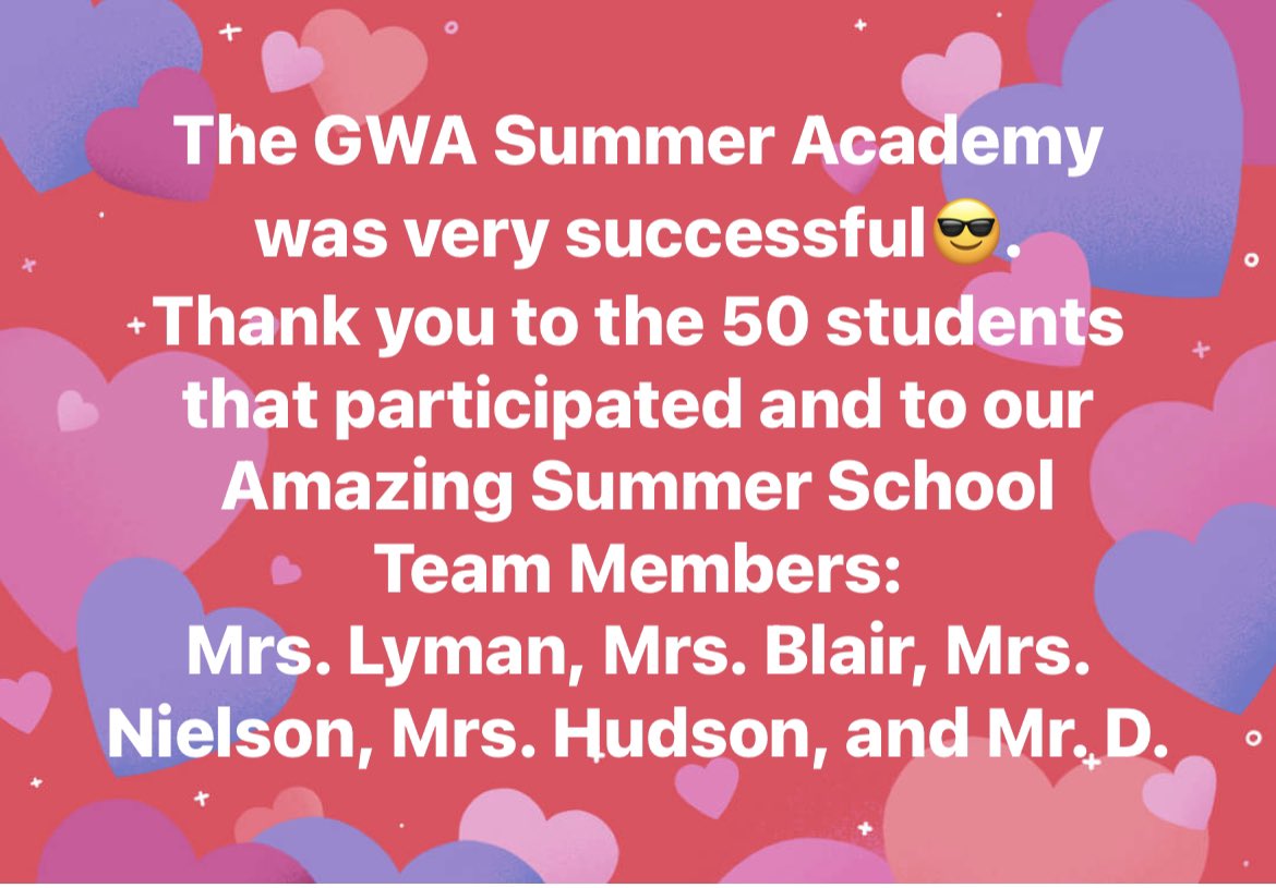 George Washington Academy tweet media