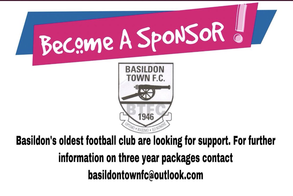 BasTownFC's tweet image. If any local businesses are able to support our grassroots football club please get in touch! For further information drop us a dm or email on basildontownfc@outlook.com