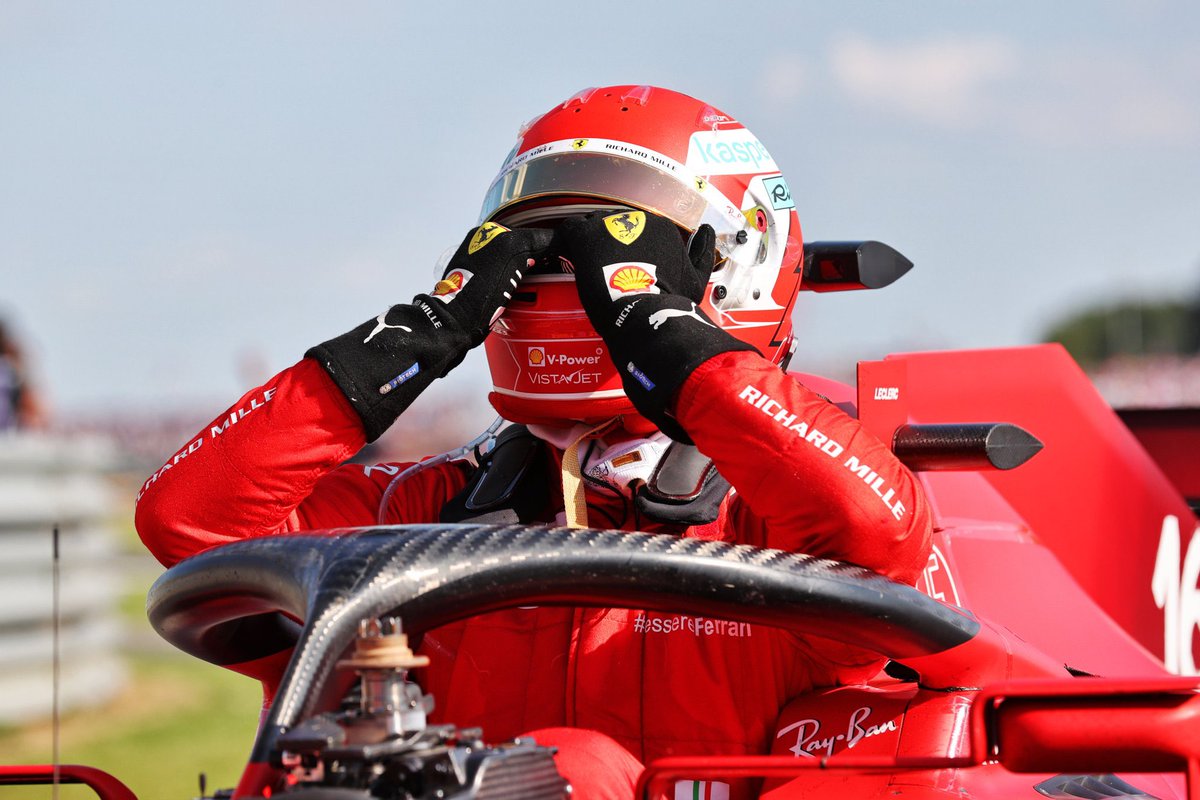 Vetteleclerc's tweet photo. Be proud of yourself @Charles_Leclerc , you were phenomenal and let us dream for the victory for so long. The win didn‘t come today but it will come soon again  🙌❤️

#BritishGP https://t.co/0SLW4pgvxt