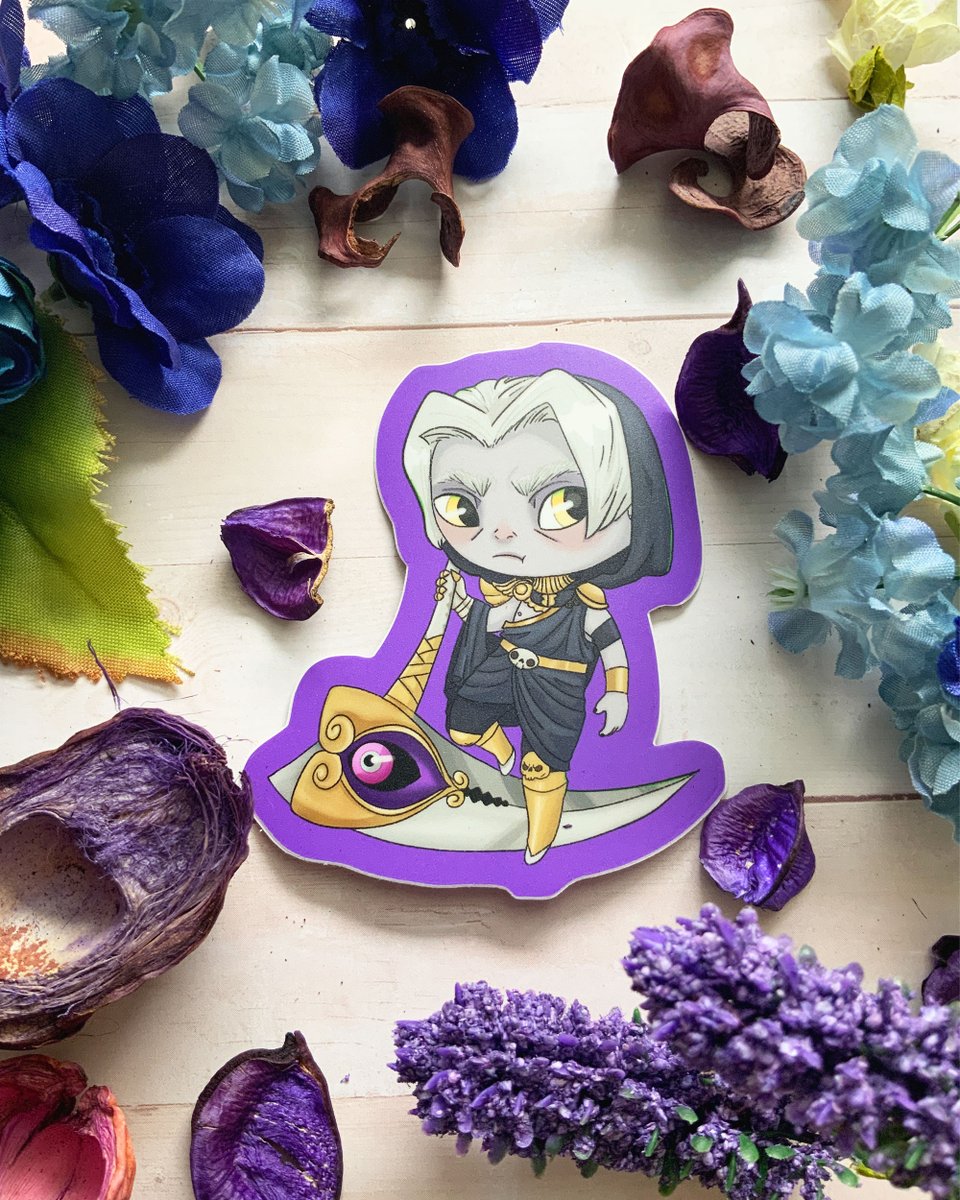 bean_roo's tweet photo. If you look closely, Than has tiny black polished nails. I couldn't leave out his aesthetic!⁣
-⁣
Also coming up with things to say in these posts other than 'please buy my stickers!' Is VERY difficult! Haha!! https://t.co/l2Gum3zfop