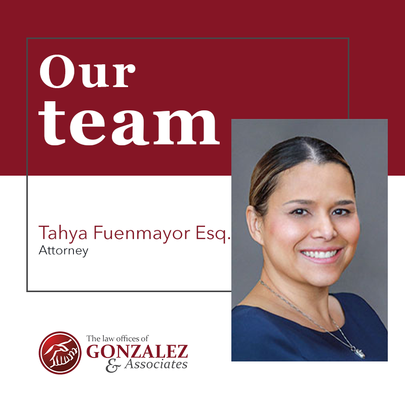 NGonzalezLaw's tweet image. Meet our team! Tahya Fuenmayor Esq. Attorney.
---
#Legalteam #Lawyer #Miami #Florida #PersonalInjury #attorney #Gonzalez #Associates #caraccident #accident #bankruptcy #law #Immigration #miamiaccident #caraccidentlawyer #accidentlawyer #familylawyer #miamilawfirm