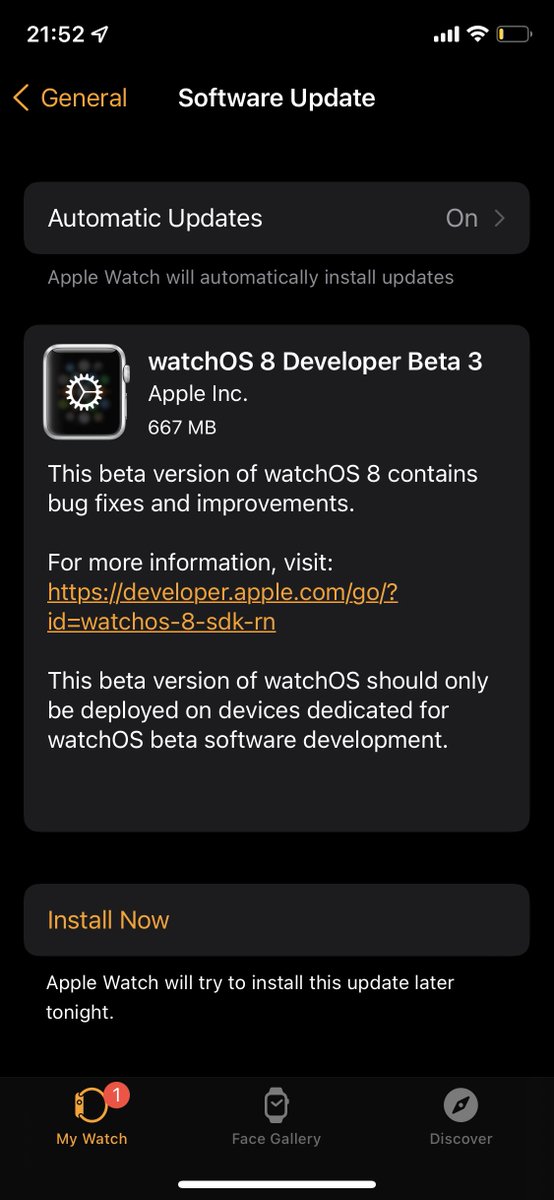 BoyOfHeaven's tweet image. #iOS15beta3 #watchOS8beta3