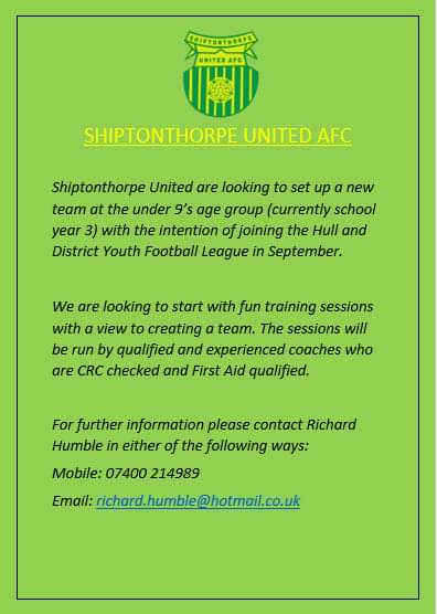 Shiptonthorpe United tweet media